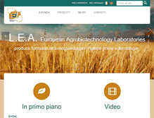 Tablet Screenshot of leaagricoltura.it